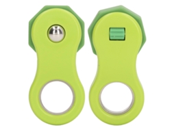 Brinquedo De Deslizamento Para Dedo De Metal Com Múltiplos Modos: Pressionar, Girar E Aliviar O Estresse - Verde