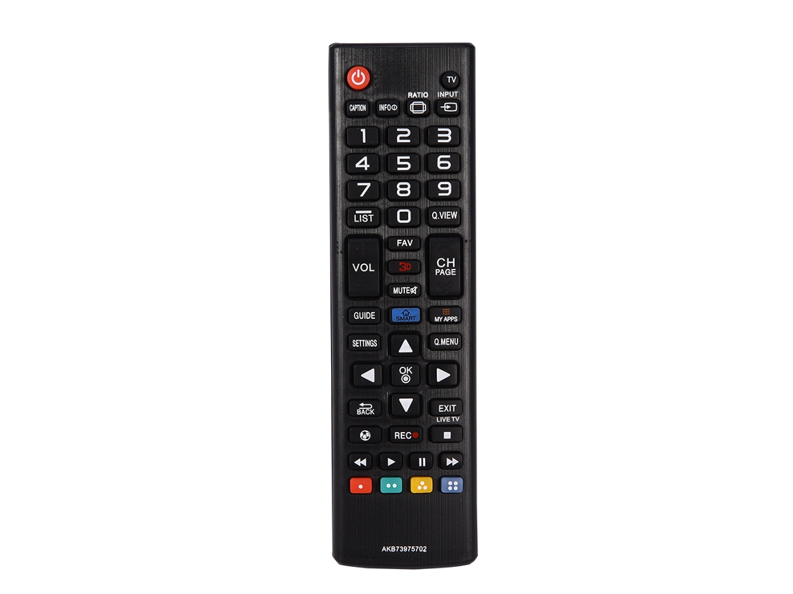 Aetheria controle Remoto Substituto para Tv Lg Akb73975702 Material Abs, 10m de Alcance