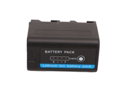 Bateria Np F770 5800mah Resistente A Temperaturas Extremos Com Indicador Para Camcorder Mc2500c 1500c