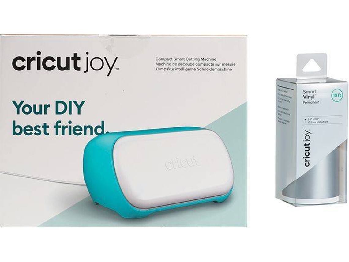Plotter de Corte + Vinil Adesivo CRICUT Joy Vinilico Permanente Prateado