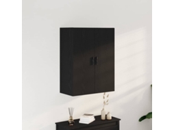 Vidaxl Estante De Parede Carvalho Preto 69,5 X 34 X 180 Cm
