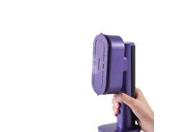 Ferro A Vapor Lcd Roxo Com Ajuste De Intensidade Do Vapor