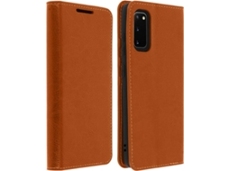 Capa Samsung Galaxy S20 AVIZAR Pele Castanho