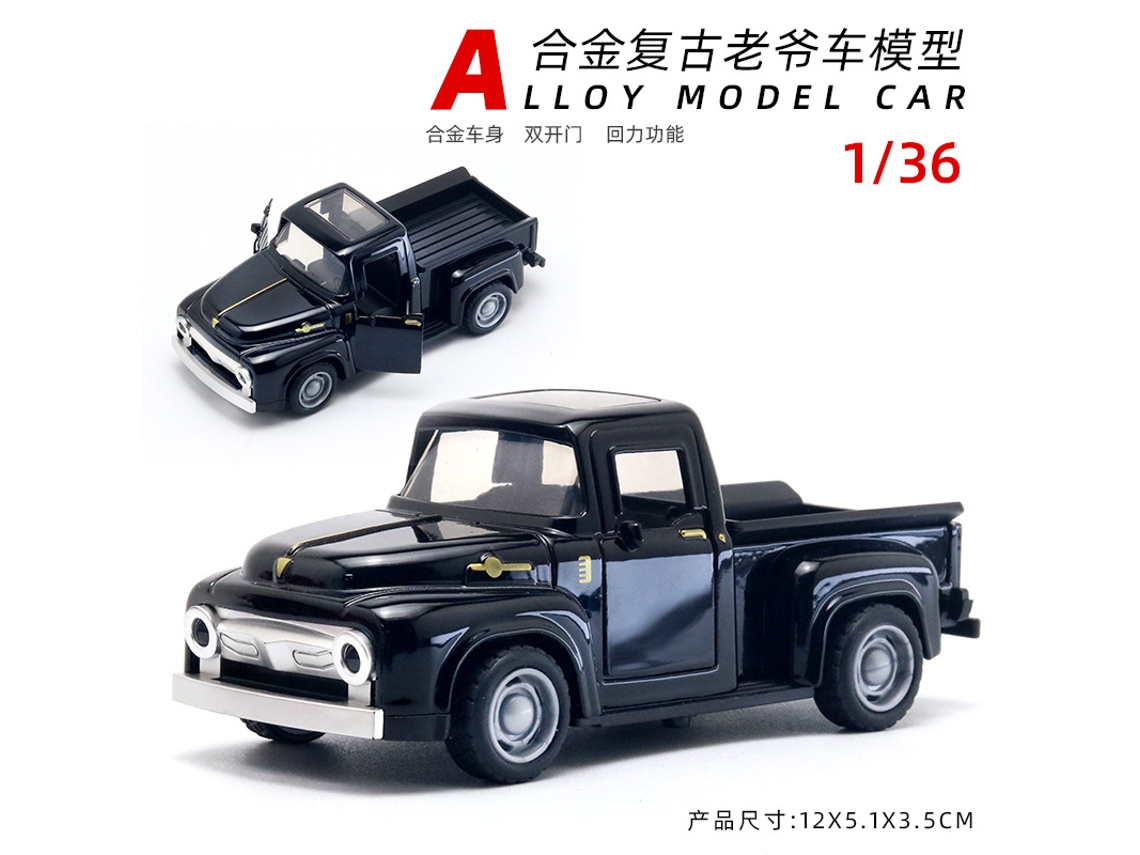 Miniatura de Carro em Escala 1/36, Feita em Metal Fundido, Presente para Crianças. MDUG
