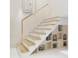 Conjunto de 2 Revestimentos para Escadas Bunschoten Pvc 120X32X4 6Cm Efeito Carvalho NEU.HOLZ