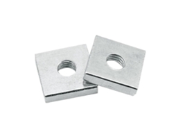 5 Peças ~ 50 Porcas Finas Quadradas De Aço Carbono Revestidas M2 M3 M4 M5 M6 M8 M6x14x14x3 10