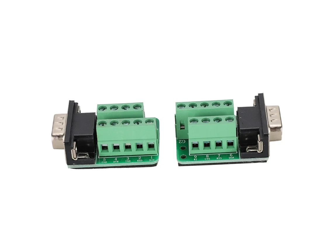 Laxiscreed Conector Adaptador Db9 G2 Masculino Para Porta Série Rs232 De 9 Pinos
