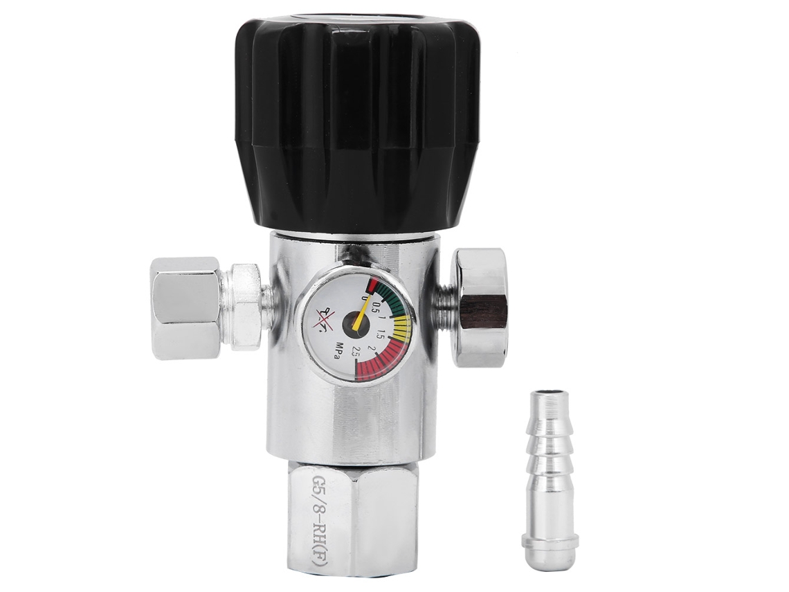 Regulador De Pressão De Oxigênio Com Medidor De Fluxo Miniatura Thread G5/8-rh(f)