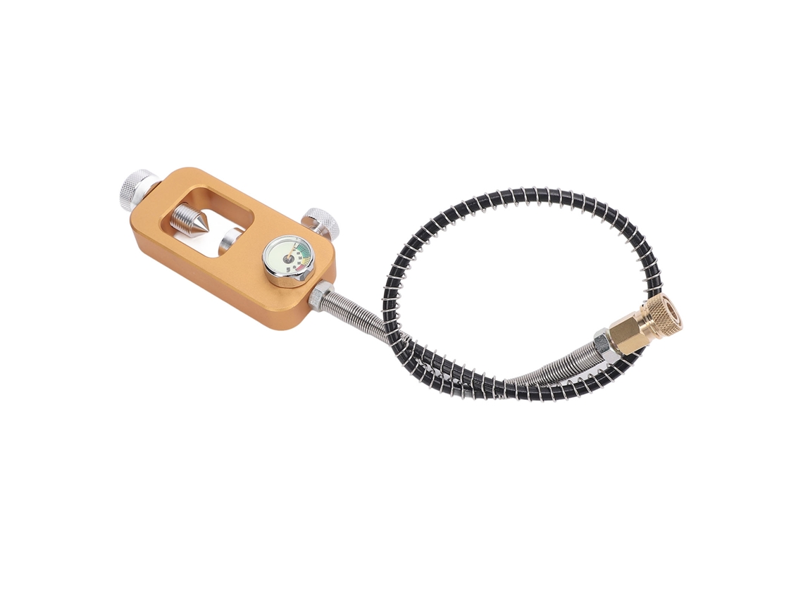 Adaptador De Tanque De Mergulho Com Manômetro Estação De Enchimento 40mpa 8mm Universal Leve Portátil