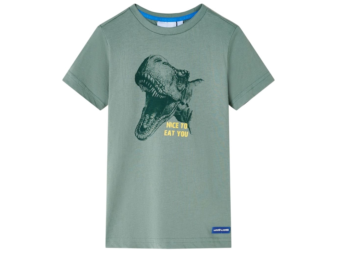 T-shirt Para Criança Caqui 104
