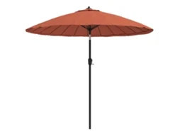 Maison Exclusive - Guarda-sol De Exterior C/ Mastro Alumínio 250 Cm Terracota