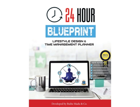 Livro 24 Hour Blueprint Planner de Buihe Madu (Inglês)