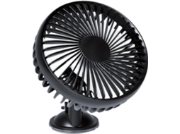 Ventilador Elétrico Portátil Para Carro Villcase, Carregamento Usb, Rotação Ajustável, Baixo Ruído