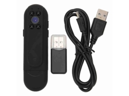 Mini Câmera 1080p de Bolso com Clipe para Vídeo, Câmera de Conferência Pequena e Portátil para Reuniões e Palestras TAISHENGDA