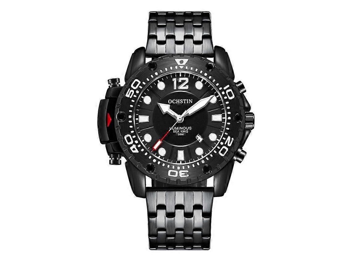 Relógio Masculino Multifuncional De Quartzo Ochstin 7249 Com Pulseira De Aço.