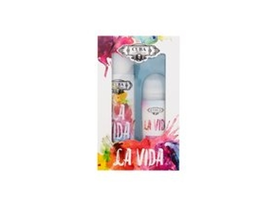 CUBA La Vida Gift Set Edp 100 Ml And Deodorant Roll-On 50 Ml 100Ml