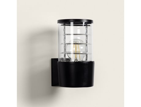 LEDKIA Candeeiro de Parede Exterior Alumínio Haia Preto