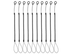 Conjunto De 8 Cordões Elásticos Anti-perda Para Canetas Stylus - Alça Retrátil Com Mola Para Celulares E Tablets - Corda De Segurança Para Escrit