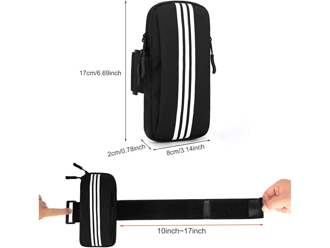 Bolsa Para Celular Para Corrida, Compatível Com Celulares De Até 6,5 Polegadas, Braçadeira Esportiva Para Corrida (rosa)