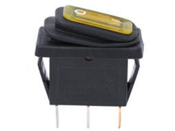 Laxiscreed Interruptor De Luz Impermeável De 3 Pinos Com Comutador De Alternância Para Uso Exterior