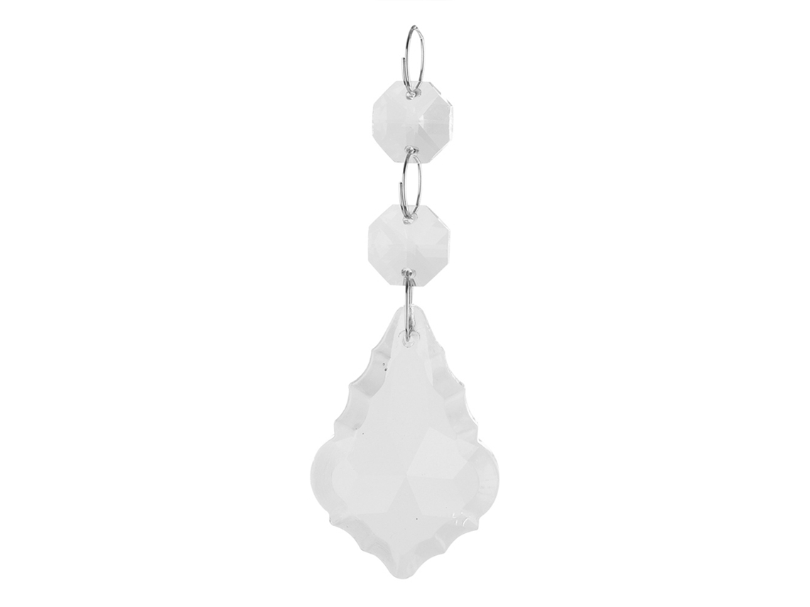 Ornamento De Vidro De Cristal Claro Para Decoração De Natal E Casamento