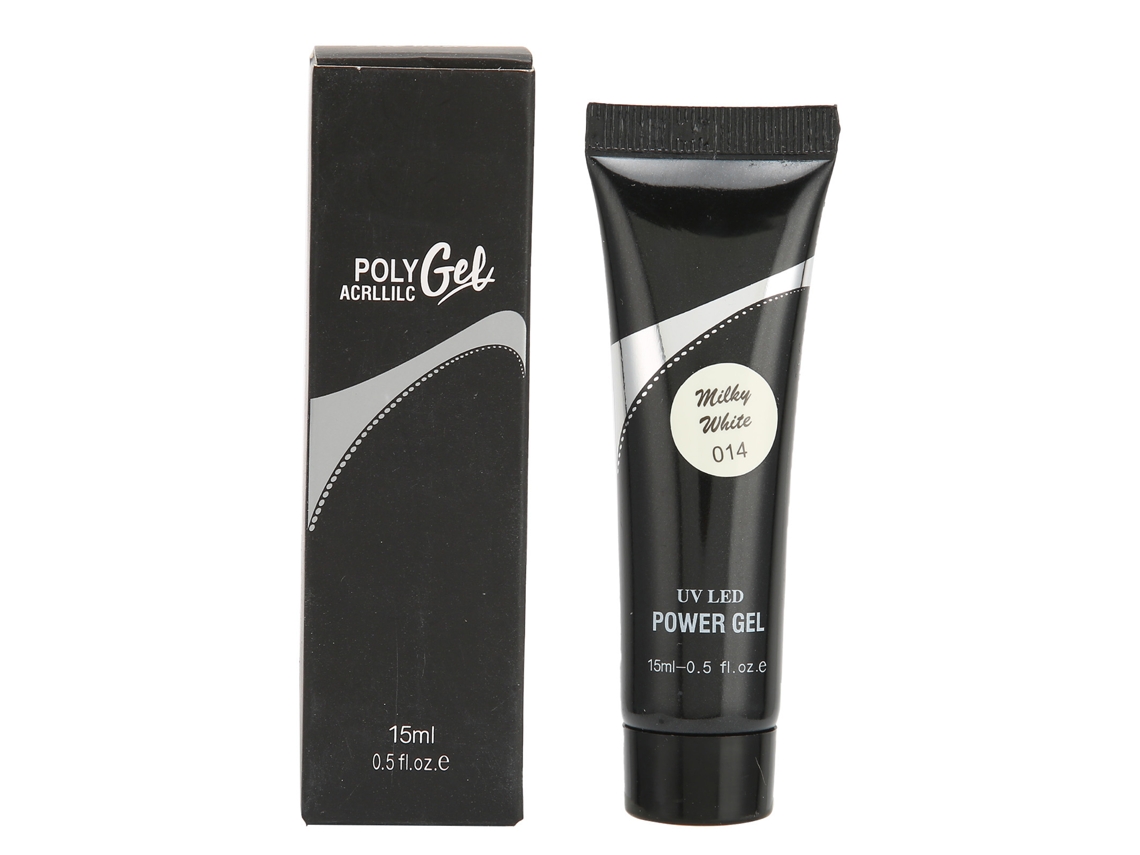 Gel profissional para extensão de unhas em casa ou no salão, extensão rápida com gel UV para decoração de nail art 15ml