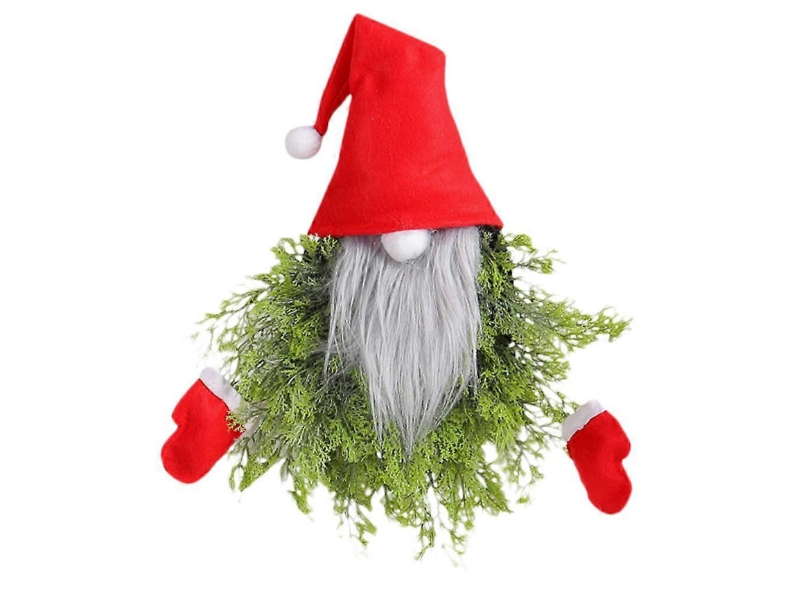 Guirlanda De Natal Com Gnomo Para Porta