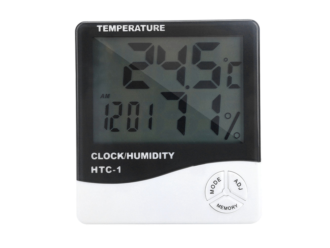 Termohigrômetro Digital Para Extensões De Cílios (deteção Eletrônica De Temperatura E Umidade) + Eoocoo