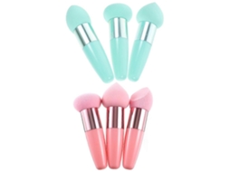 Esponjas De Maquiagem Portáteis, Esponjas De Maquiagem Úmidas E Secas, Ferramentas Cosméticas. Everley891