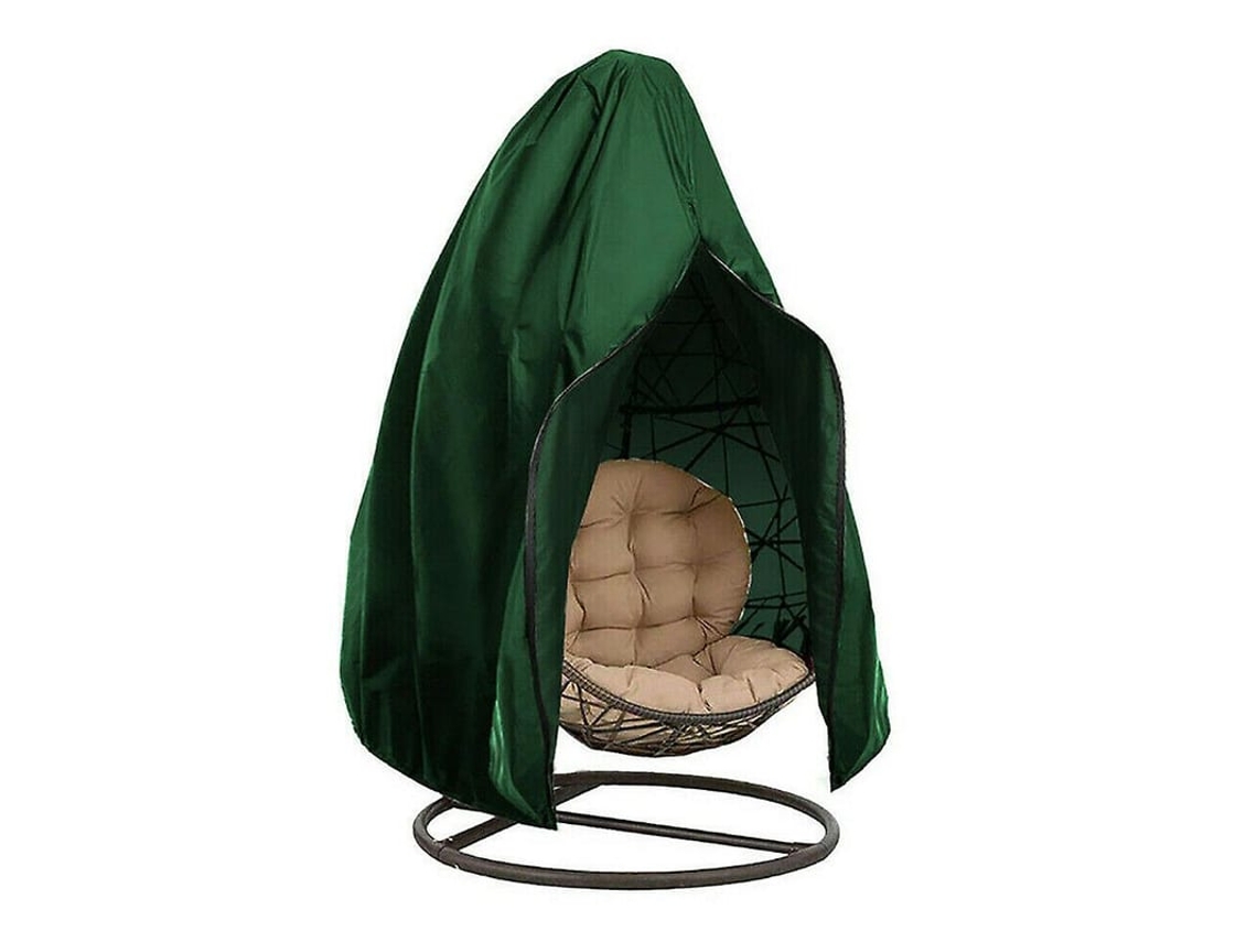 Capa Para Cadeira De Balanço De Rattan Jardim Impermeável Protetora De Poeira Com Zíper 190x115cm