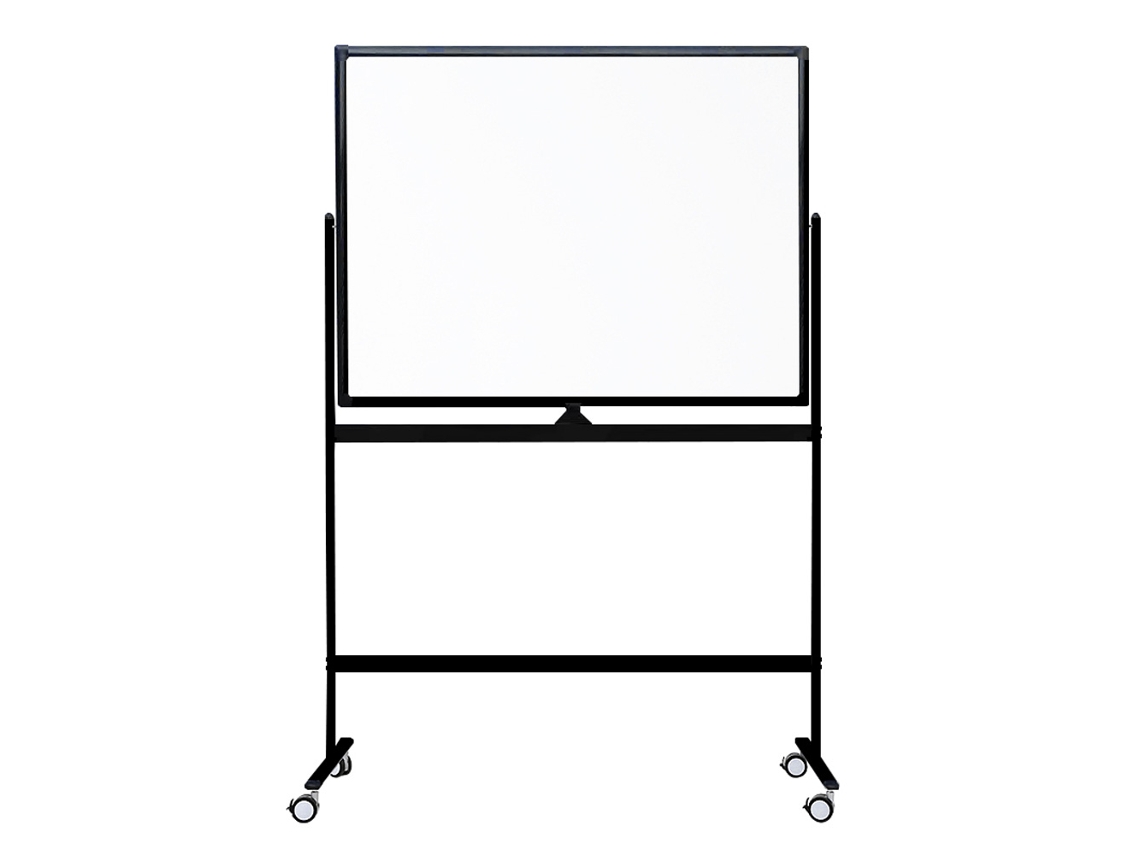 Quadro Branco Móvel Dupla Face e Magnético 100X150 cm Preto