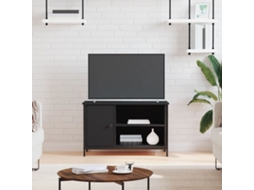 Vidaxl Móvel De Tv 80x40x50 Cm Derivados De Madeira Preto