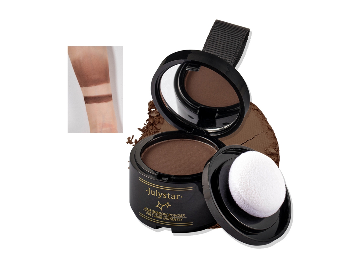 Pó De Linha Do Cabelo Julystar Para Preenchimento De Fronte, Sombra Nasal E Reparo De Linha Do Cabelo Com Efeito Natural