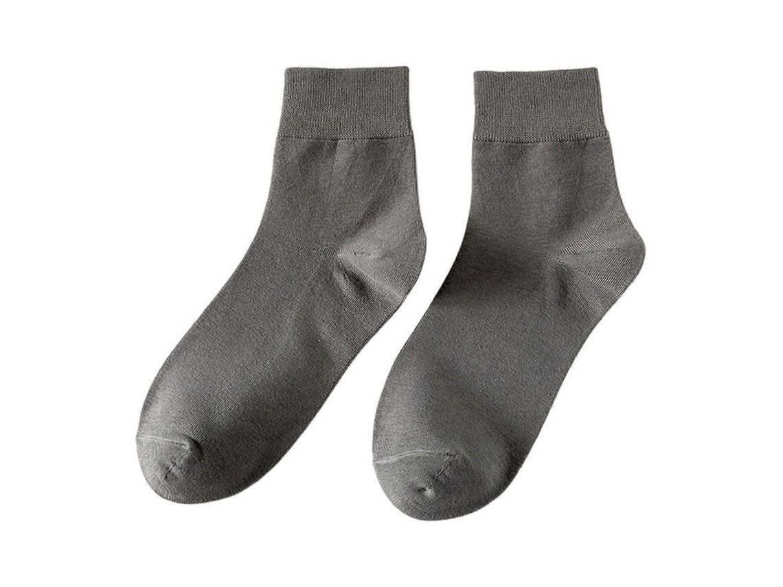 2026 calcetines Unisex de Algodón Medios Antideslizantes Elásticos Respirantes Suaves Sin Olor Color Sólido