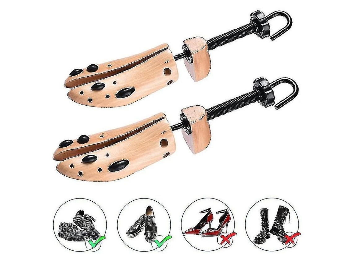 2 peças/1 par de alargadores de sapatos resistentes para uso doméstico e feminino, tamanho M (39-41).