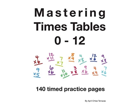 Livro Mastering Times Tables 0 12 de April Chloe Terrazas (Inglês)