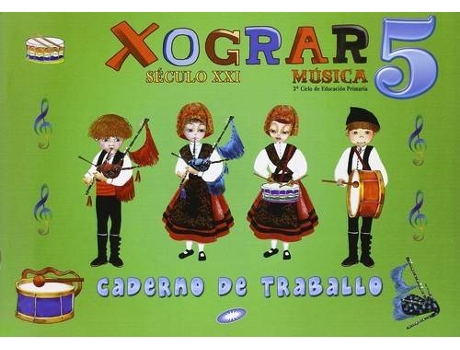 Livro Musica 5 Ep Xograr Seculo XXI Caderno (Galego) de Vários Autores