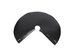 Defletor Anti Esquilo Aço Galvanizado Para Aves Preto