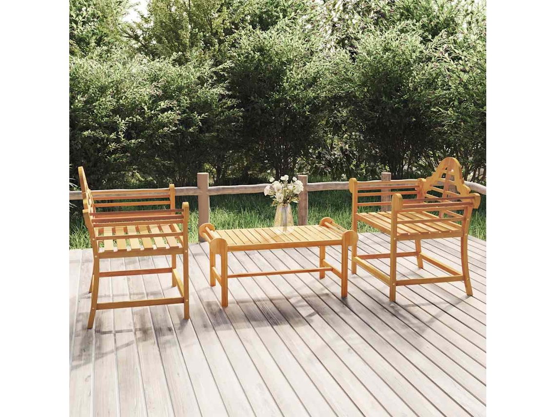 Vidaxl Cadeiras De Jardim 2 Pcs 91x62x94 Cm Madeira De Teca Maciça