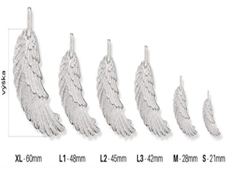 Pendentif Engelsrufer Erw M Prata Esterlina 925 35 Mm 19 Mm