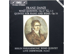 CD Franz Danzi, Berlin Philharmonic Wind Quintet, Love Derwinger - Wind Quintets 1 & 2 (1CDs)