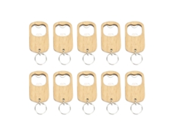 Chaveiro Abridor De Garrafas De Cerveja Em Aço Inoxidável, Resistente À Ferrugem, Fácil De Segurar, Durável, Ideal Para Camping E Para Idosos (10 Unid
