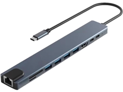 Estação De Acoplamento Usb-c 10 Em 1, Dock Expansão Usb, Hub Usb-c,