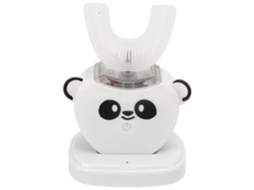Escova de Dentes Elétrica em Forma U Panda Dos Desenhos Animados para Crianças Cerdas Silicone Dente S Liberada GOKOCO