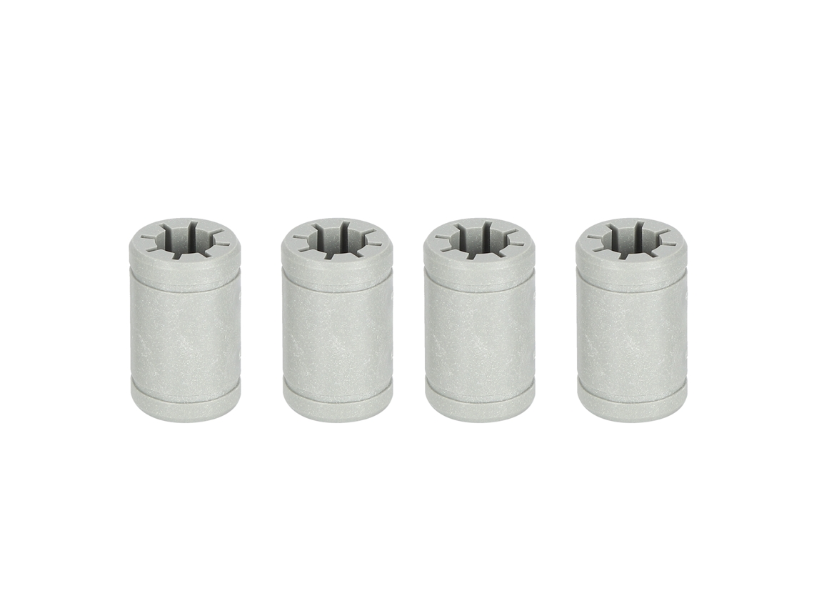 LM8UU Conjunto de 4 Rolamentos Lineares de Plástico para Peças de Impressora 3D RJMP-01-08