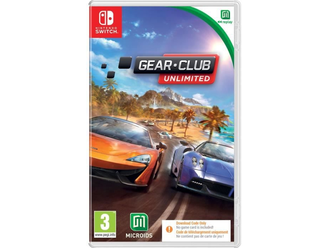 Jogo para Nintendo Switch Gear Club Unlimited Code In Box