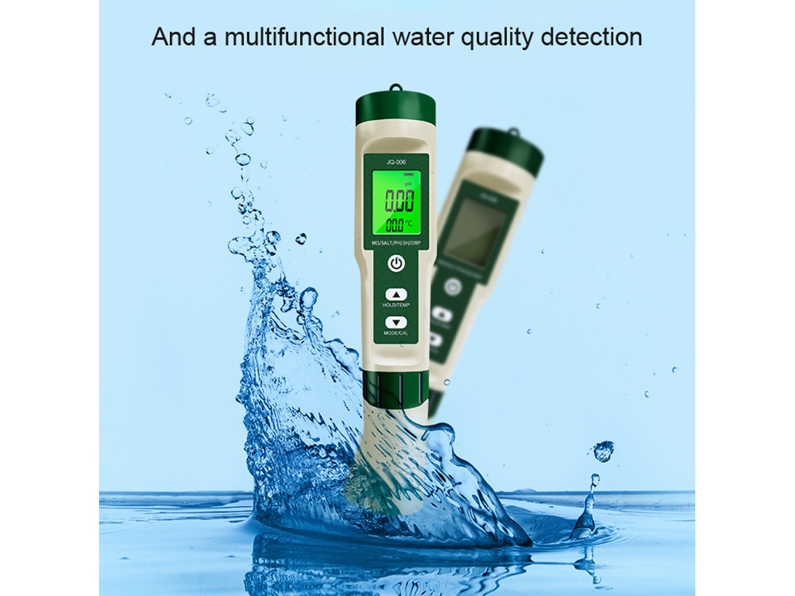 Medição de Qualidade da Água Multifuncional 10 em 1 Teste de Ph/tds/ec/salinidade com Design Portátil e Preciso