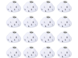 Clipes Para Capa De Edredom 16 Peças, Fáceis De Instalar, Em Formato De Nuvem, Para Uso Doméstico, Coloridos