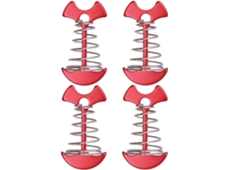 Conjunto de 10 Estacas Ajustáveis, Cordas, Toldo, Deck, Camping, AQUAFORGE