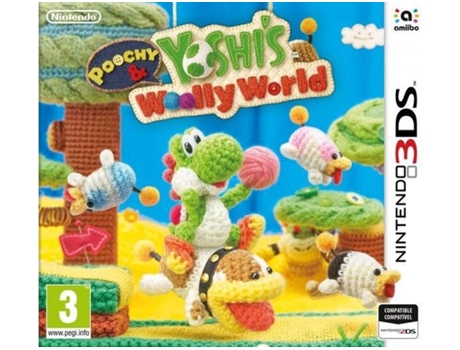 Jogo  3DS Poochy Yoshis Woolly World